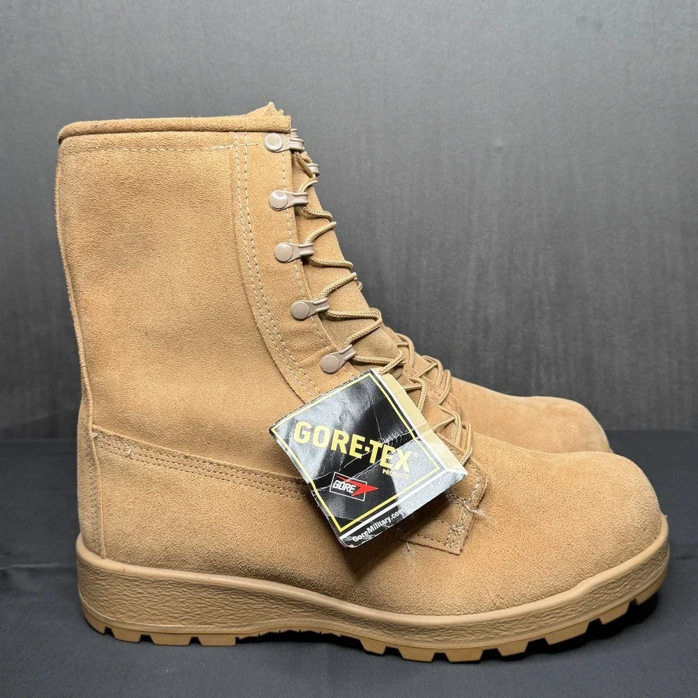 Altama Boots Mens Sz 11.5 W Tan Gore-Tex Cold Weather Combat Military Jungle New